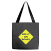 belly on board beer Tote Bags