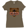the bear Ladies Fitted T-Shirt
