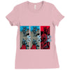 rock, paper, dragon Ladies Fitted T-Shirt