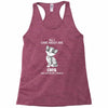 all i care about are cats and like 3 people Racerback Tank