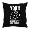 you have just lost the game  funny computer internet humour Throw Pillow