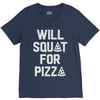 will squat for pizza V-Neck Tee
