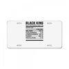 black king nutrition facts License Plate