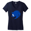 sonic logo Women's V-Neck T-Shirt