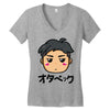 blush Women's V-Neck T-Shirt