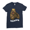 bear khabib Ladies Fitted T-Shirt