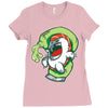 salmon likes wasabi Ladies Fitted T-Shirt