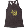 heart of gold Racerback Tank