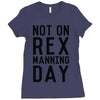 rex manning day Ladies Fitted T-Shirt