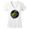 big guns black backing Women's V-Neck T-Shirt