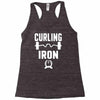 curling iron Racerback Tank
