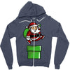 santa jumps Zipper Hoodie