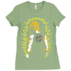 Super Saiyan Goku DBZ Ladies Fitted T-Shirt