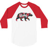 Floral Baby Bear 3/4 Sleeve Shirt