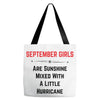 September Girls Tote Bags