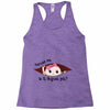 August Peeking Out Baby Girl Racerback Tank