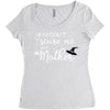 you can't scare me i'm a mother Women's Triblend Scoop T-shirt