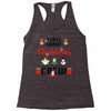 first grade christmas crew Racerback Tank