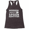 wooden spoon survivor Racerback Tank
