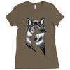 beauty or beast Ladies Fitted T-Shirt