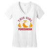 This Girl Loves Pomeranian Women's V-Neck T-Shirt