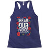 Women's March Hear Our Voice Racerback Tank