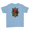 pirate bones skull Youth Tee