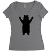 huaaaa! Women's Triblend Scoop T-shirt