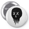 trickle skull Pin-back button