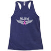 angel wing believe breast cancer Racerback Tank