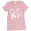 drum Ladies Fitted T-Shirt