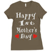 happy 1st mothers day babygrow Ladies Fitted T-Shirt