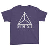 mmxi roman numerals triangle Youth Tee
