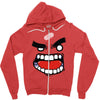 anger tee (flat version) Zipper Hoodie