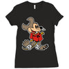 master mouse Ladies Fitted T-Shirt