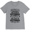 Real Kings Are Born On September 5 V-Neck Tee
