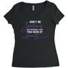 don't be jealous just because i look this good at seventy black Women's Triblend Scoop T-shirt