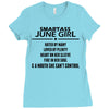 Smartass June Girl Ladies Fitted T-Shirt