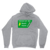 gps logo free exit 63 beach haven Unisex Hoodie
