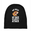 my neck my back my anxiety attack opossum guys tee Baby Beanies