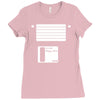 floppy disk Ladies Fitted T-Shirt