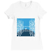 Winter (a214) Ladies Fitted T-Shirt