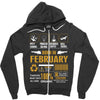 Born February Multitasking Problem Solving Tees Zipper Hoodie
