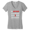 be different Women's V-Neck T-Shirt