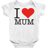 i love mum Baby Onesie