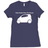 only smarties have the answer'   funny Ladies Fitted T-Shirt