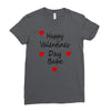 happy valenties day babe Ladies Fitted T-Shirt