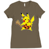 caveman mouse Ladies Fitted T-Shirt