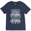 Real Kings Are Born On September 9 V-Neck Tee