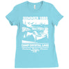 camp crystal lake summer 1980 Ladies Fitted T-Shirt